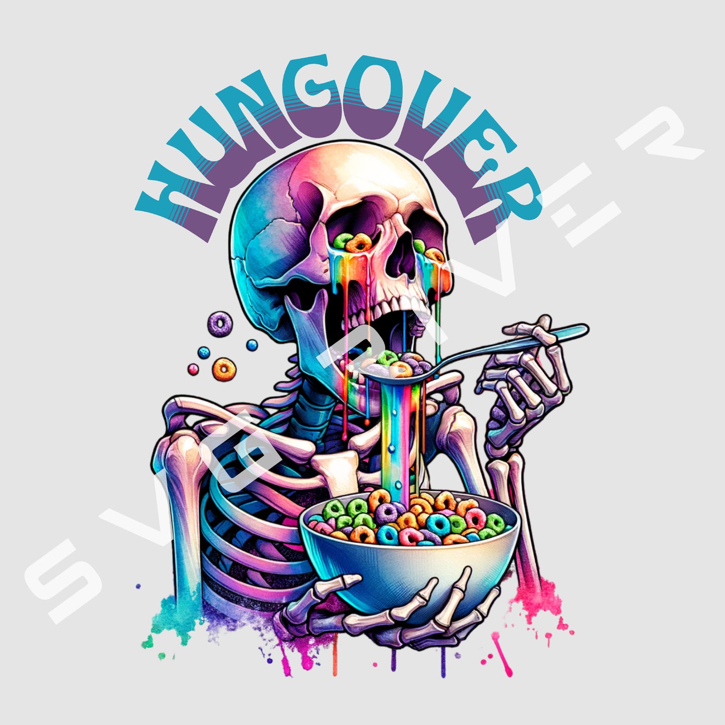 HUNGOVER SKELETON PNG