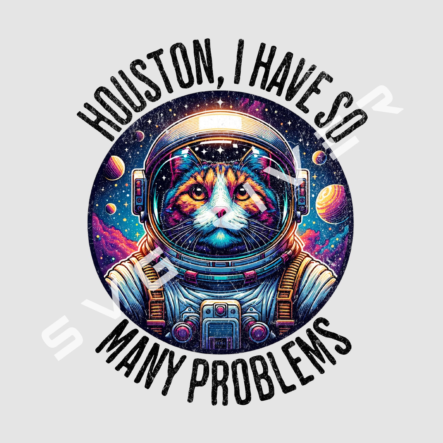 HOUSTON I HAVE SO MANY PROBLEMS CAT PNG