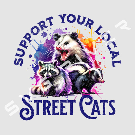 SUPPORT YOUR LOCAL STREET CAT PNG