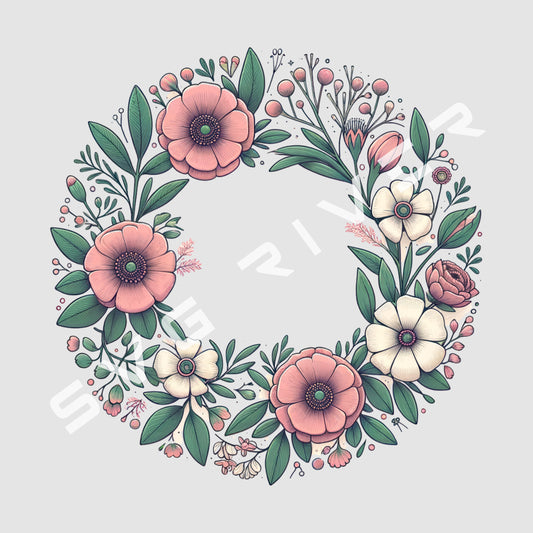 FLOWER WREATH 1 PNG