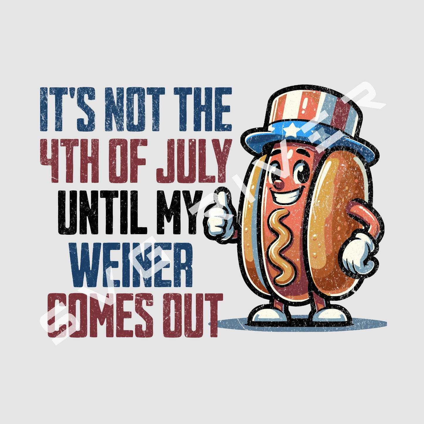 4TH OF JULY WEINER PNG